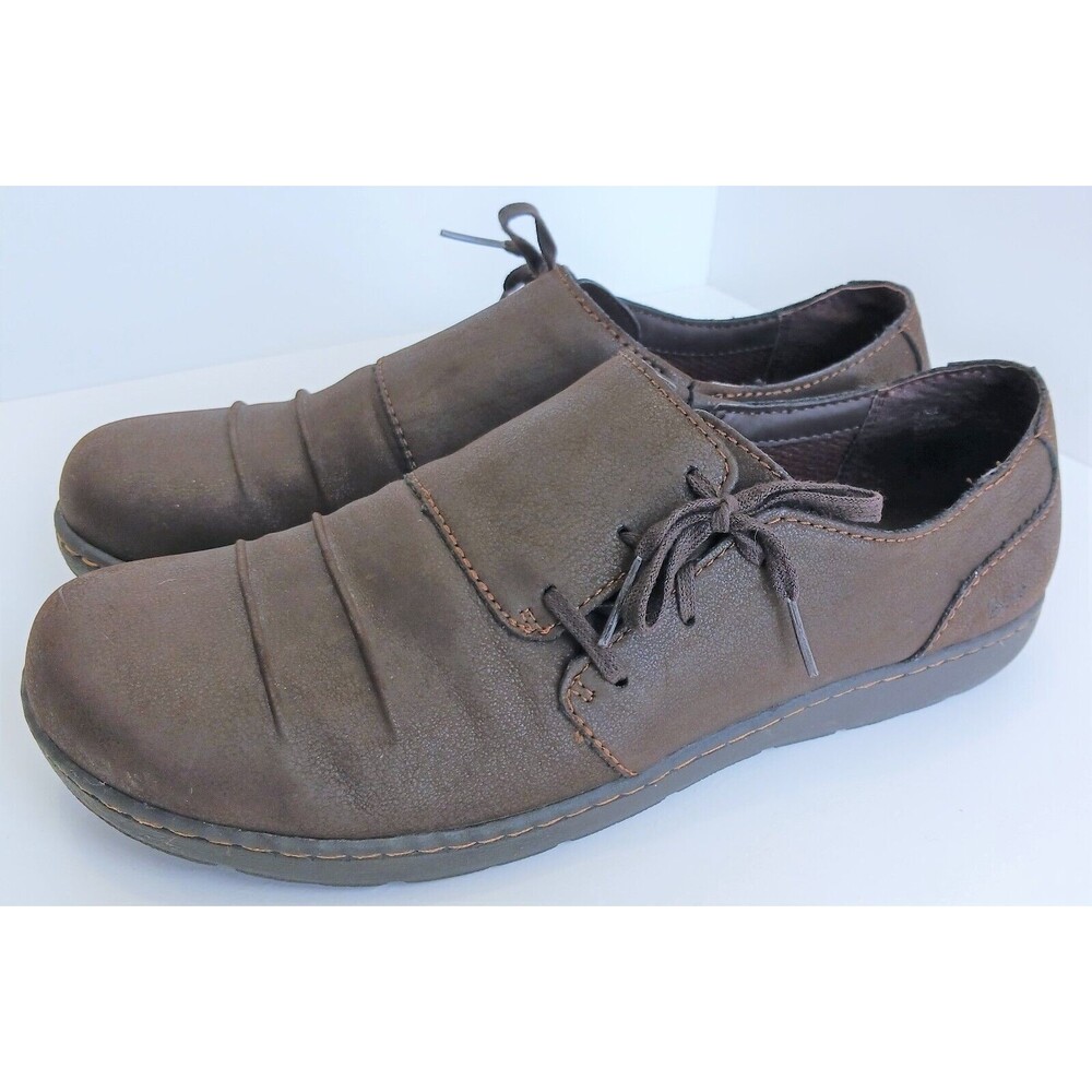 BOC Born dark brown man-made materials loafers, women's size 9.5 M vegan